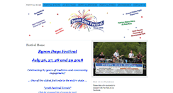 Desktop Screenshot of byrondaysfestival.com